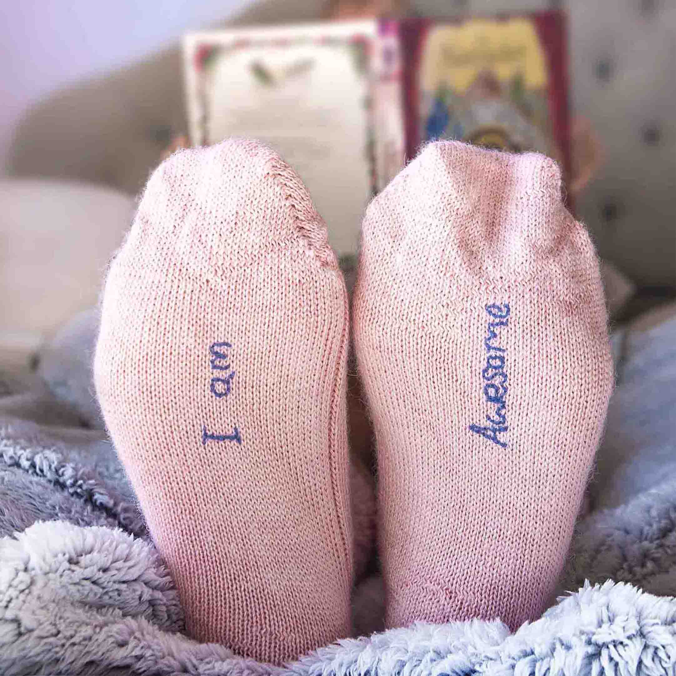 StephieAnn personalised bed socks