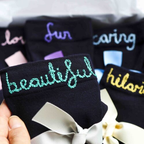 Personalised socks for women StephieAnn