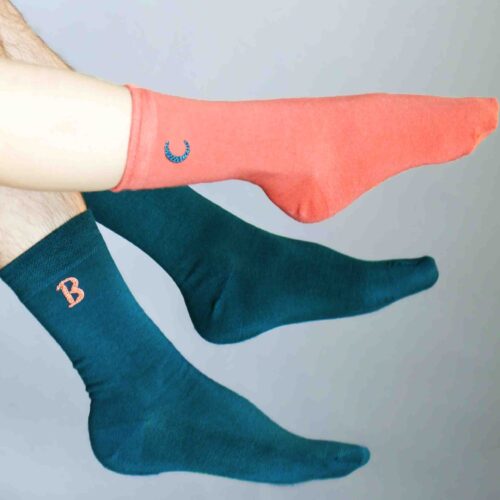 Initial Couple Gift Socks