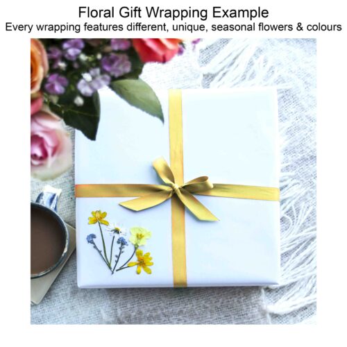 StephieAnn Gift Wrapping Pressed Flowers