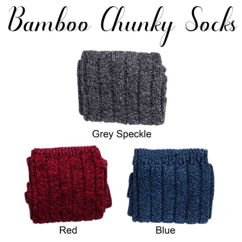 StephieAnn men's chunky bamboo socks men's gift