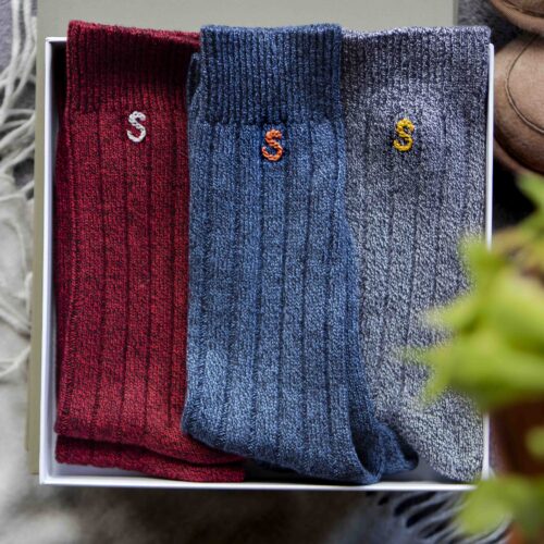 Personalised Men's Sock Gift Set