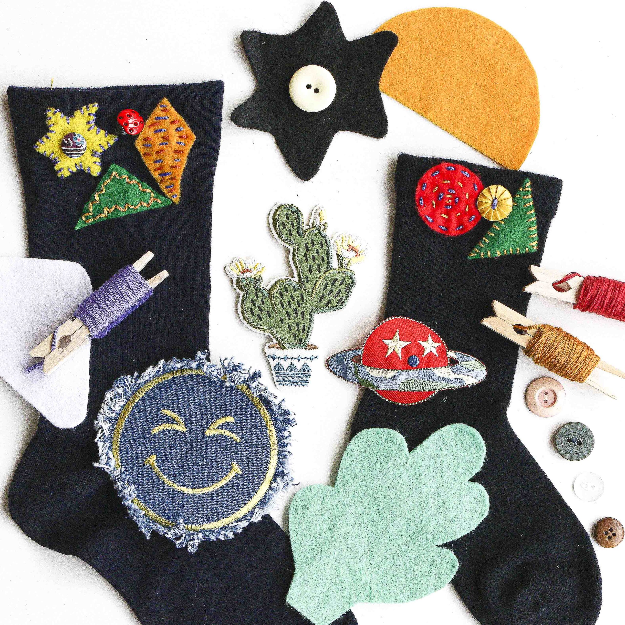 Twinning Parent and Child Sock Craft Upcycle Activity Kit