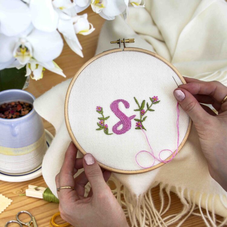StephieAnn Cashmere Scarf Embroidery Kit