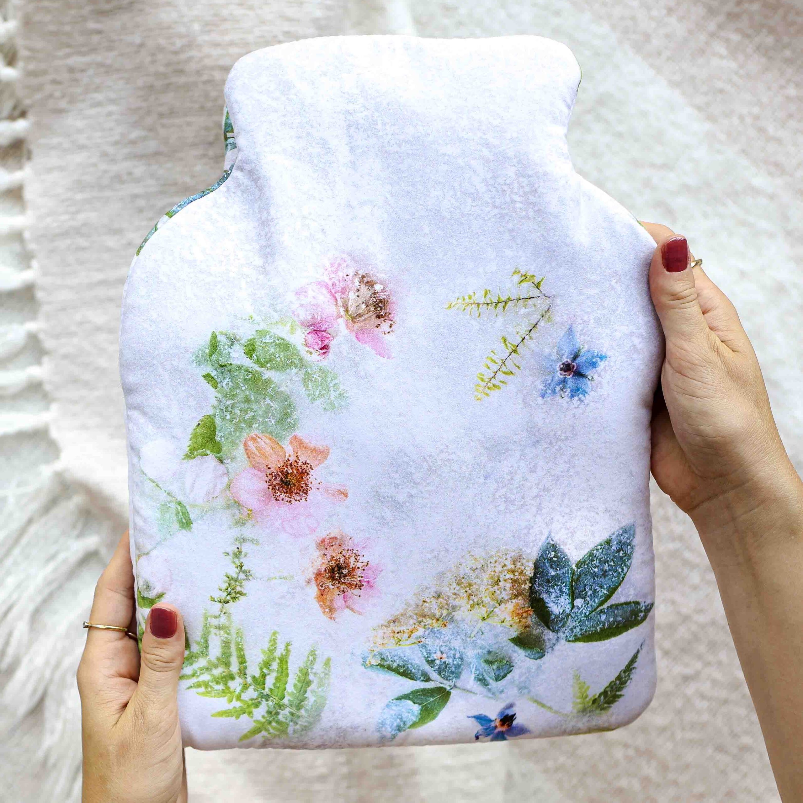 Floral hot water bottle gift StephieAnn