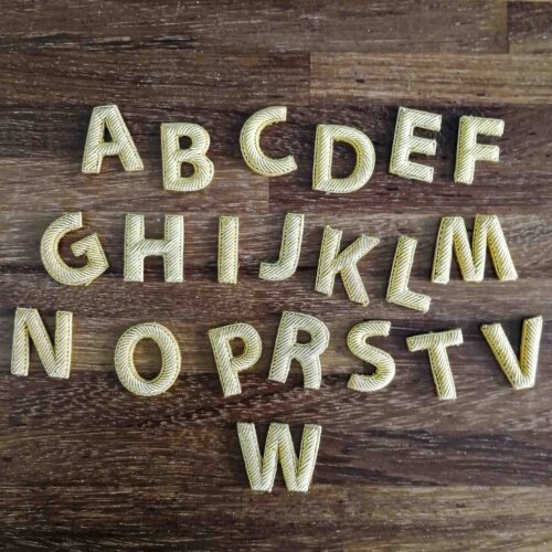 StephieAnn Gold Handcrafted letters