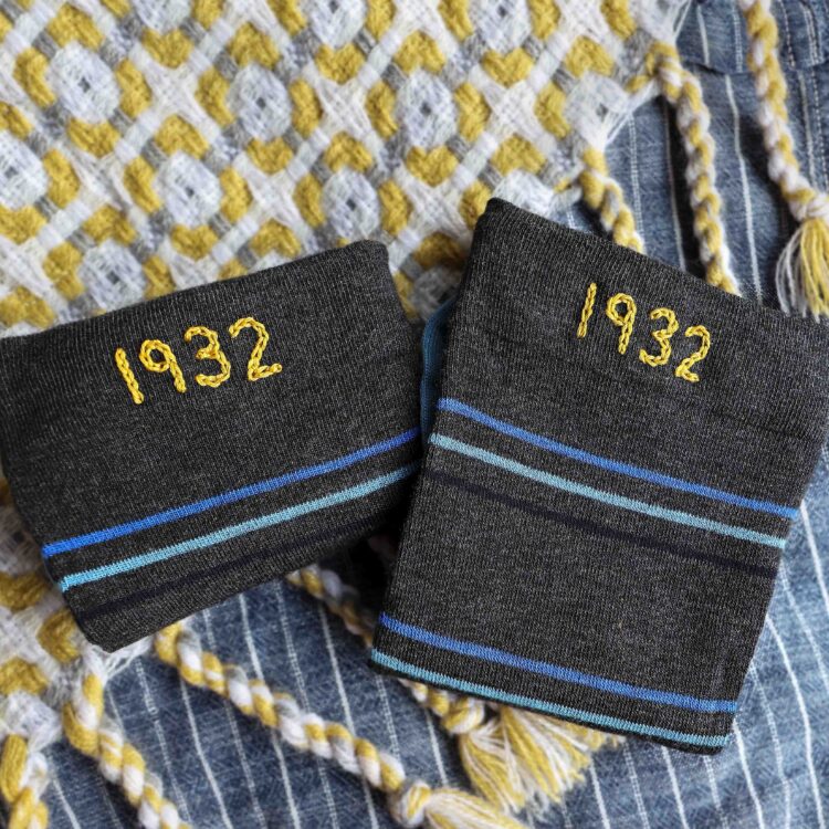 Men's Personalised Birth Year Socks