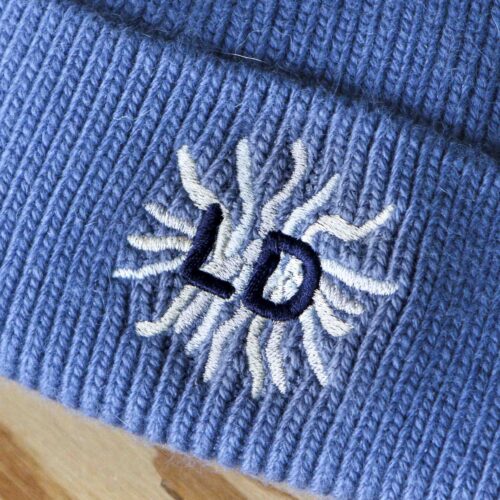 StephieAnn personalised blue wool hat