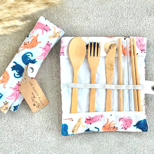 StephieAnn Picnic gift list The happy place cutlery