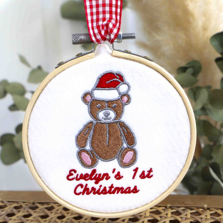 Personalised Babies First Christmas Tree Decoration