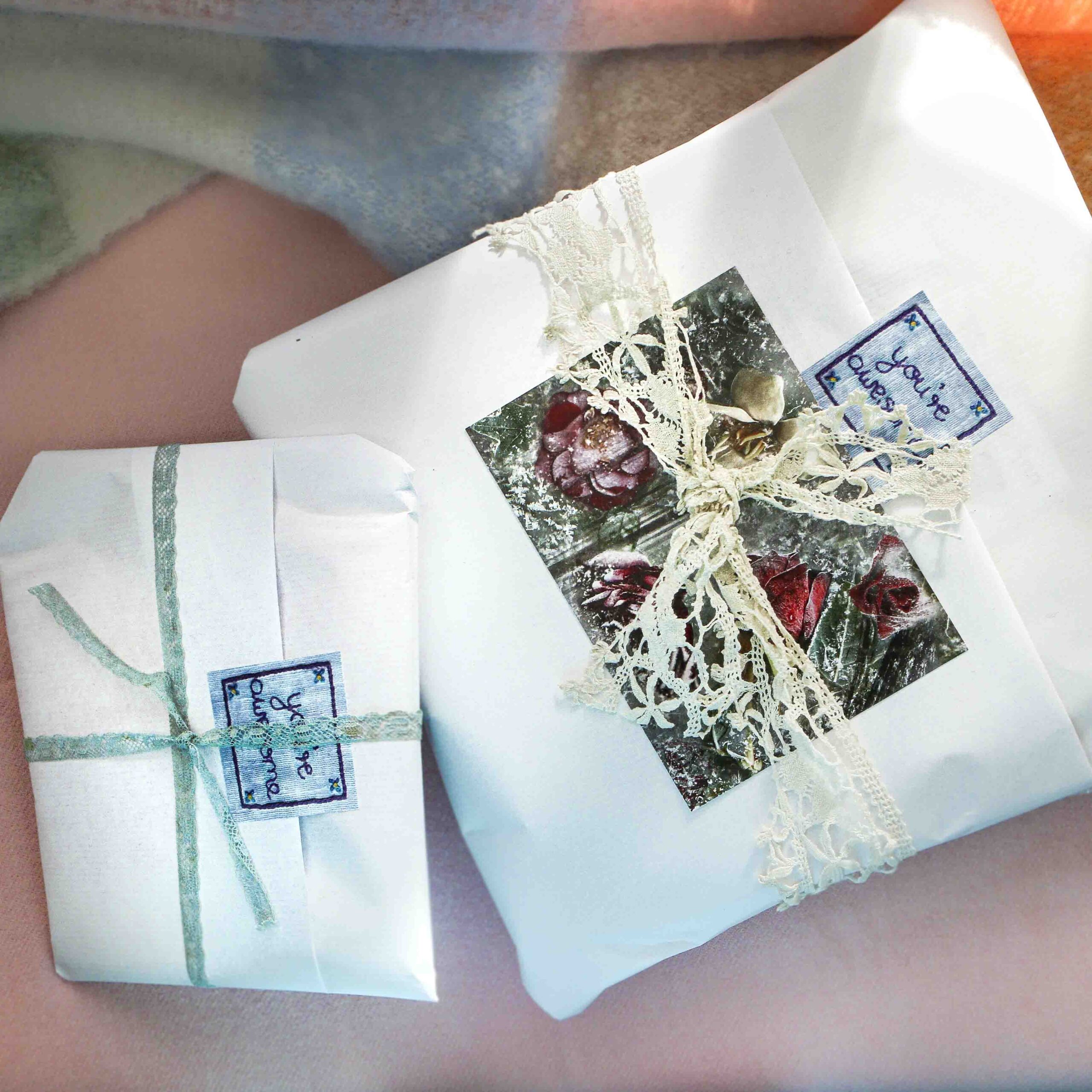 StephieAnn Vintage ribbon gift wrap ideas