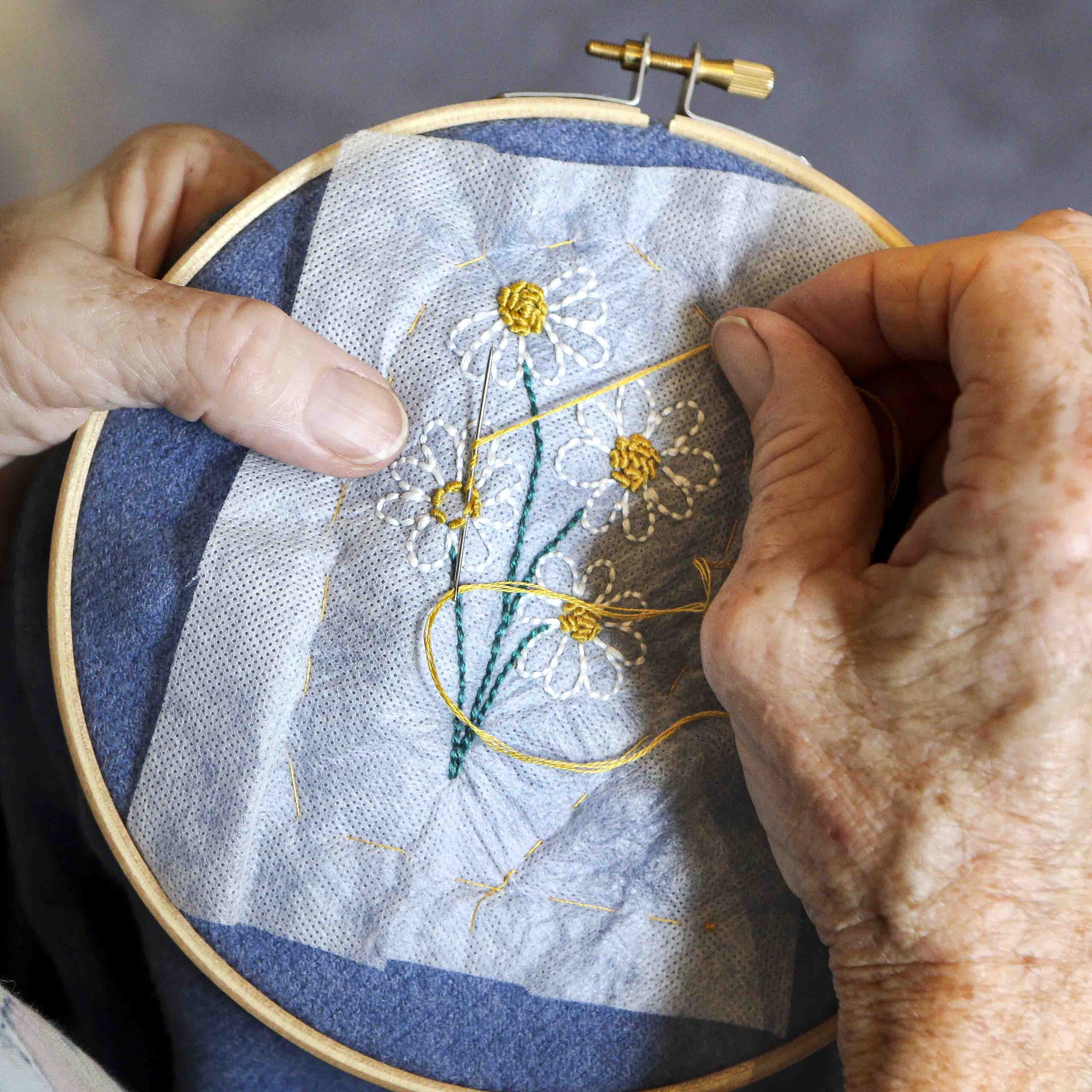 StephieAnn Birth flower hand embroidery workshop