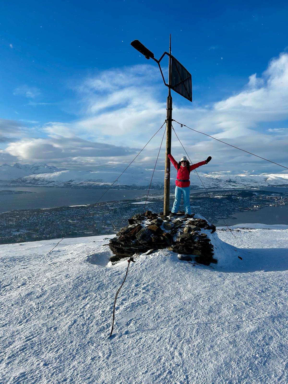 Winter Hiking Things to do Tromsø StephieAnn
